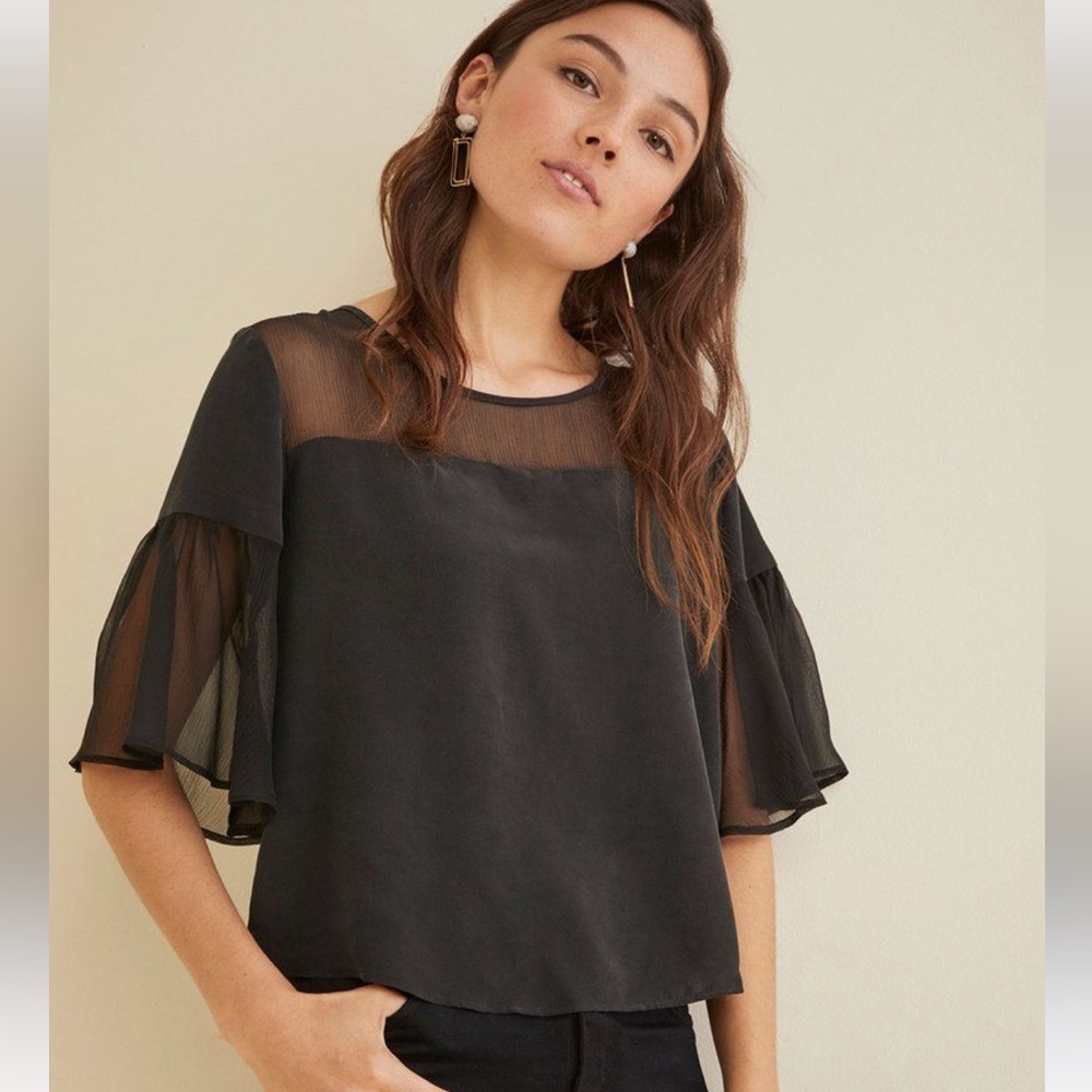Amour vert silk top